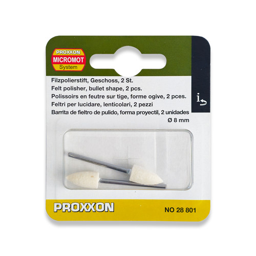 Proxxon felt polishing bullet - felt,